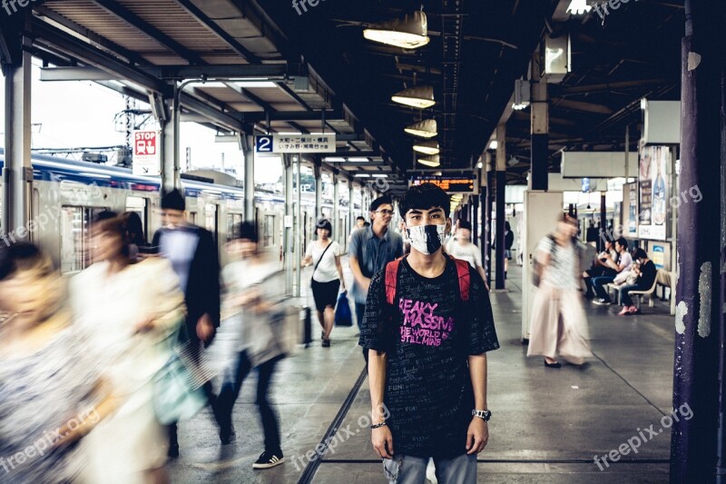 Country Japan Boys The People The Train Station Free Photos