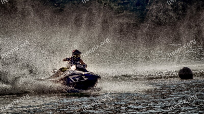 Jet Ski Jetski Race Motorsport Race Water Sports