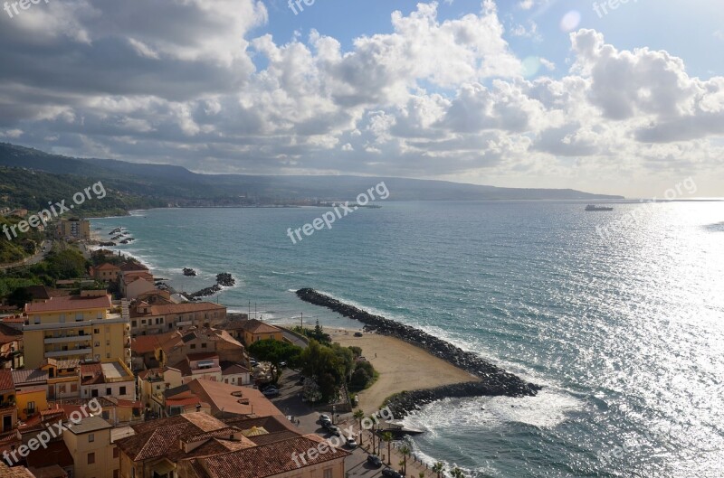 Pizzo Sea View Italy Free Photos