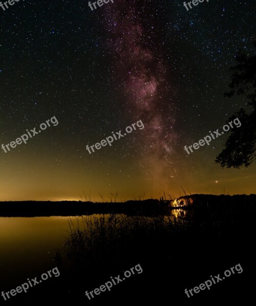 Milky Way Star Starry Sky Night Sky Night