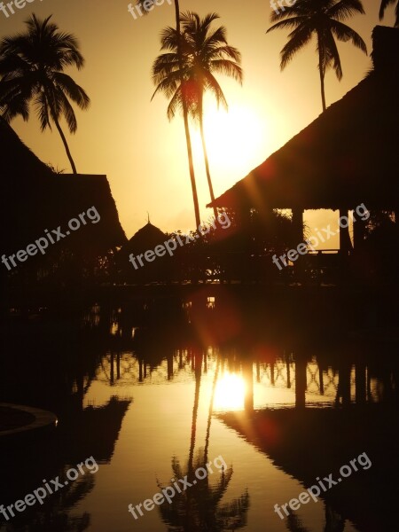 Zanzibar Sunrise Vacations Island Free Photos