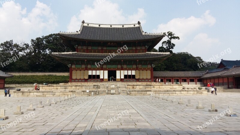 Forbidden City Changdeokgung Old School Moon Republic Of Korea