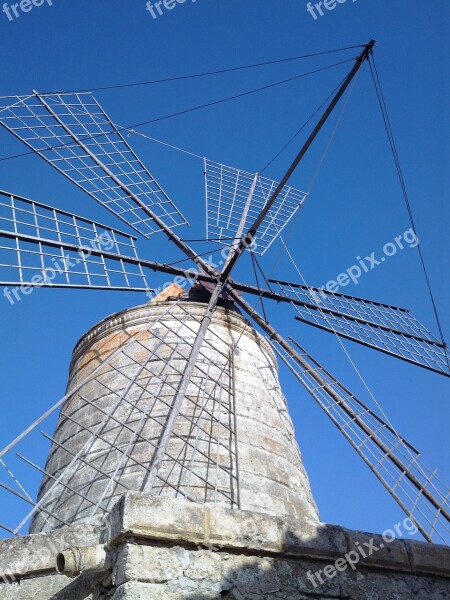 Drills Mill Wind Saline Sky