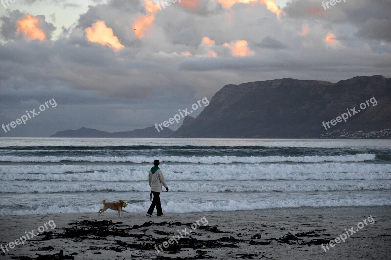 Muizenberg Cape Town Sunrise Beach Beach Ocean