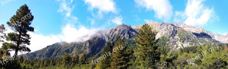 Slovakia Tatras High Tatras Rocks Mountains