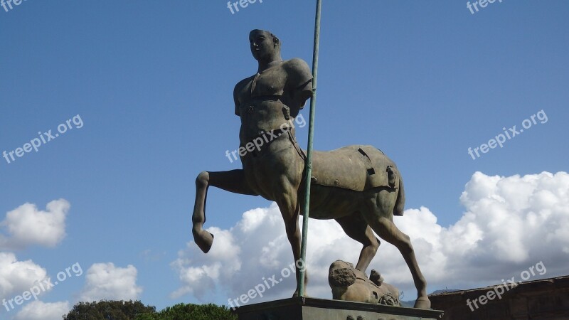 Pompeii Centaur Statue Travel Italy