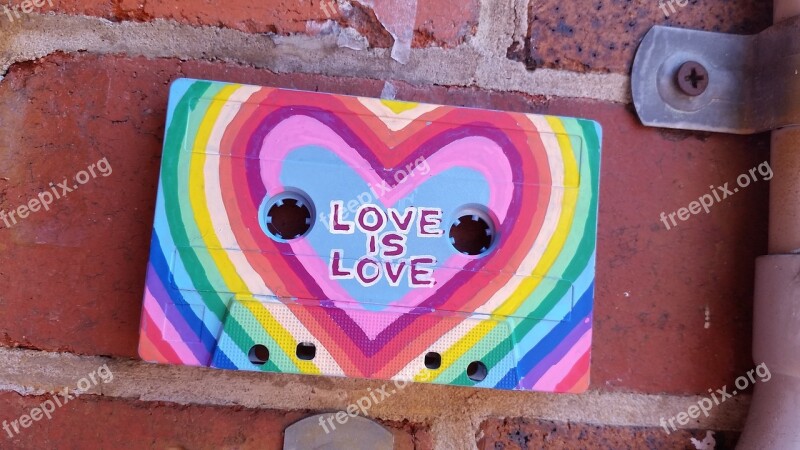 Urban Art Design Love Cassette