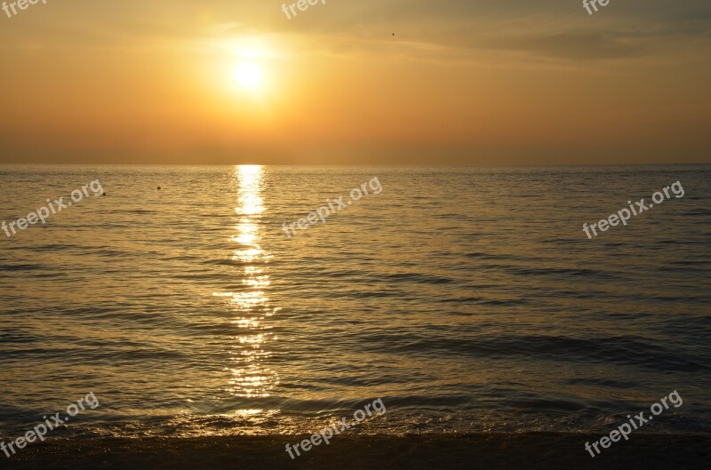 Sun Sunset Summer Italy Free Photos