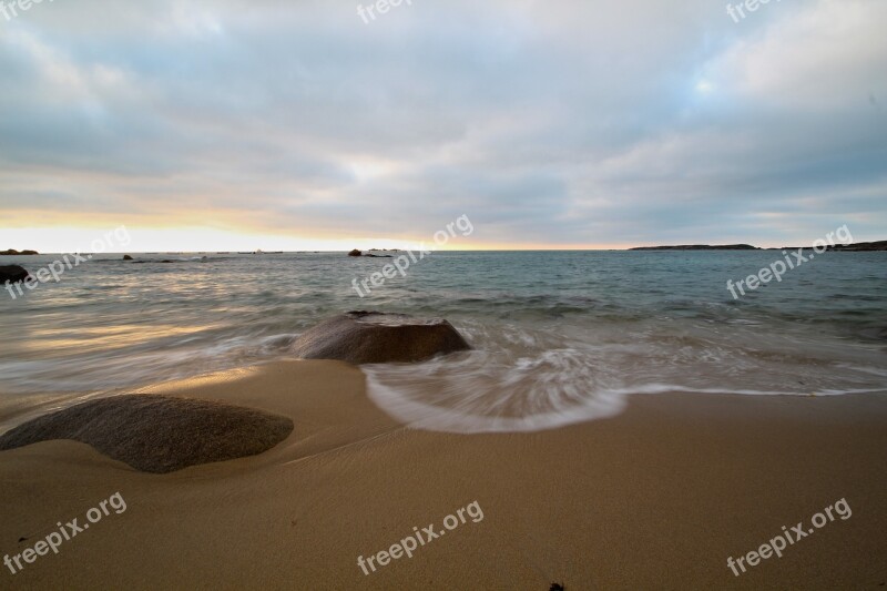 Landscape Brittany Sea Side Nature