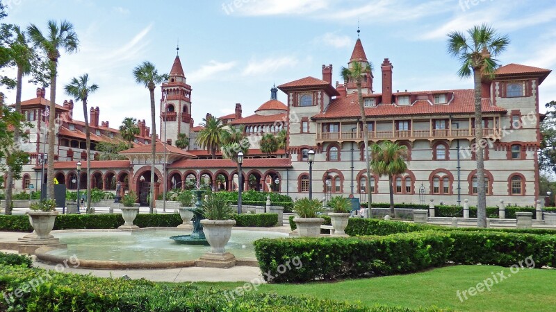 St Augustine Florida Historic Flagler College Architecture