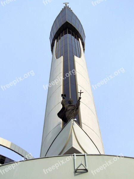 Religion Pope John Paul Ii Tower Church Free Photos