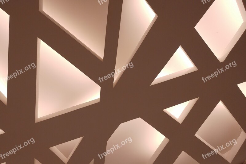 Ceiling Lighting Design Pattern Spiderweb