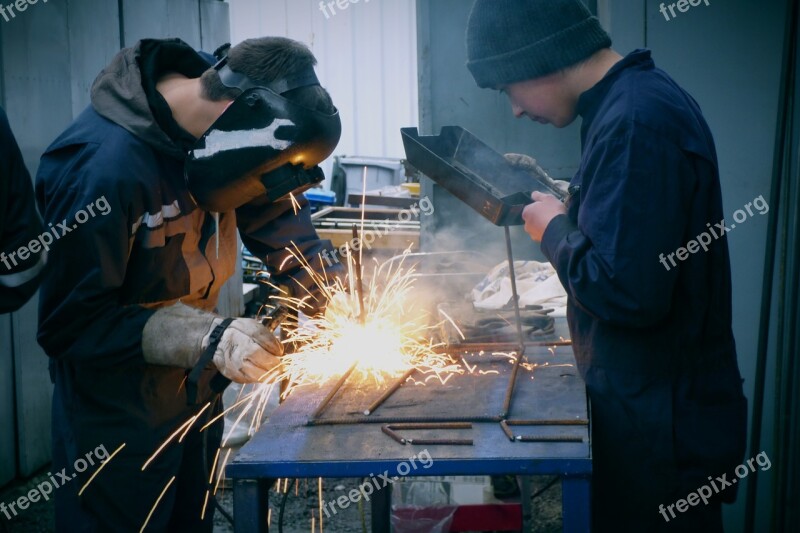 Welder Welding Mask Gloves Workshop