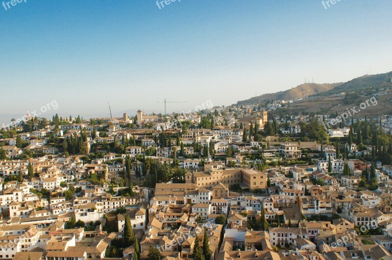 South City Granada From Above City View