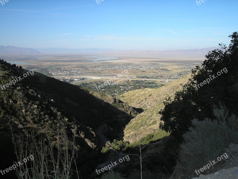 Great Salt Lake Wasatch Alpine Desert Free Photos