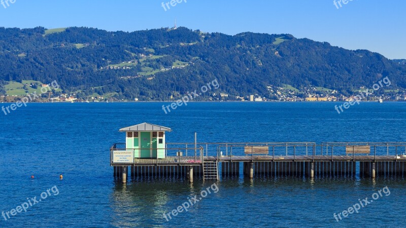 Lindau Port Lake Constance Harbour Entrance Holiday Destination