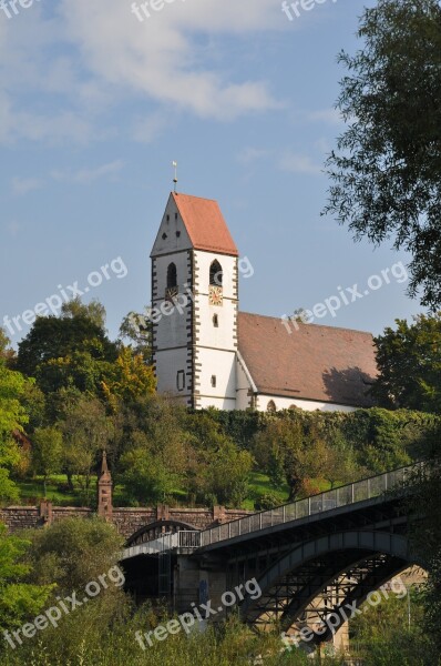 Plochingen Neckar City Church St Blasius Fortified Church