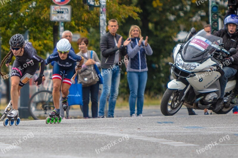 Berlin Marathon Skater Free Photos