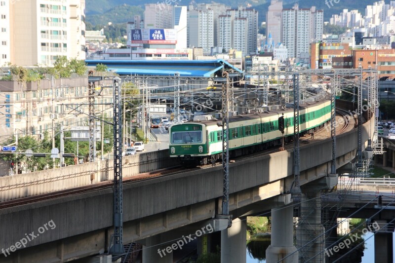 Train Subway Republic Of Korea South Korea Subway Transportation