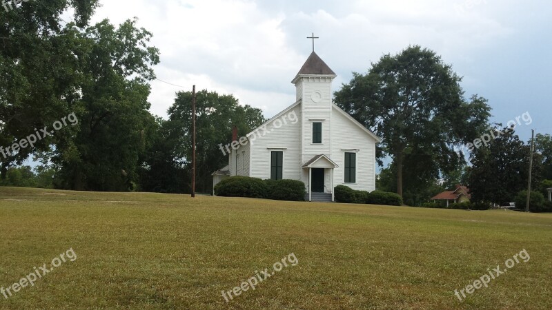 Church Rural South Georgia Architecture