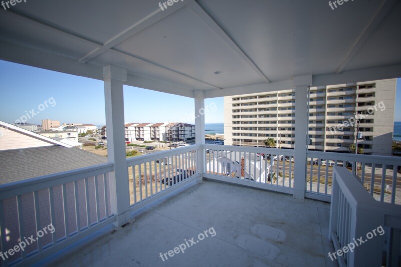 Balcony Beach Caro Ocean Relax