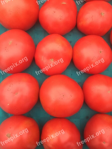 Tomato Tomatoes Fresh Produce Red