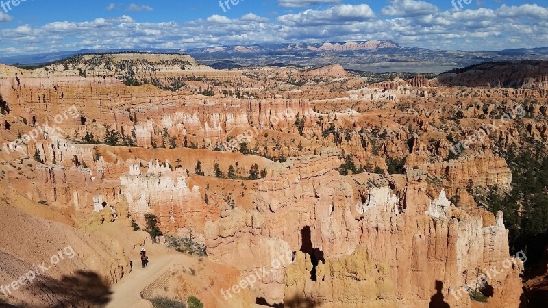 Bryce Canyon National Park Utah Usa The Nature Of The