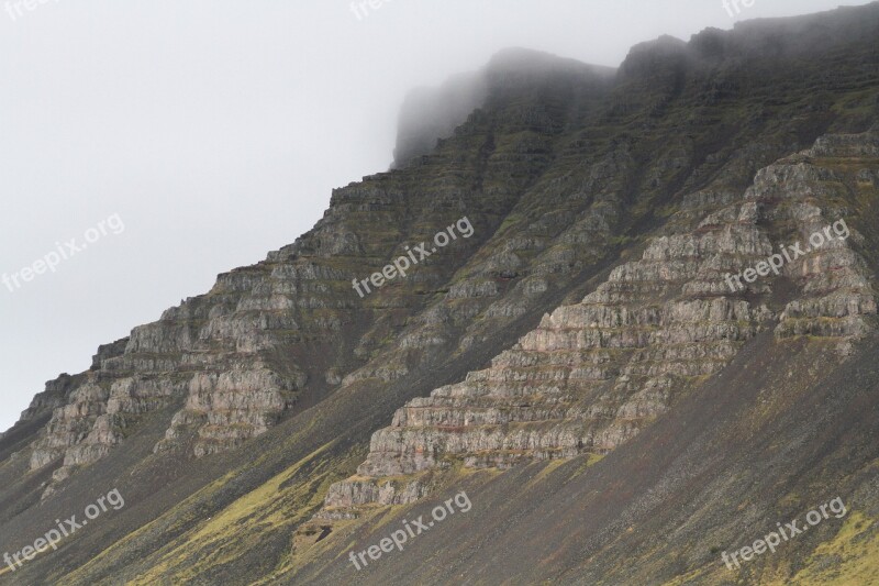 Iceland Lava Lavalag Lavaformasjon Magmatic