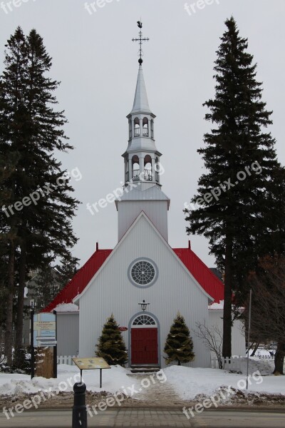 Church Québec Architecture Village Free Photos