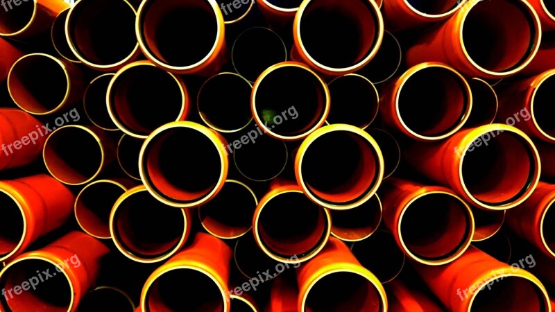 Pipes Plastic Symmetry Round District