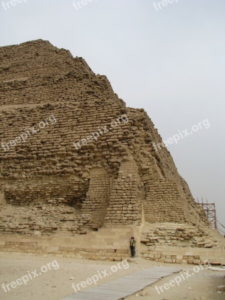 Ancient Egypt Stepped Pyramid Stone