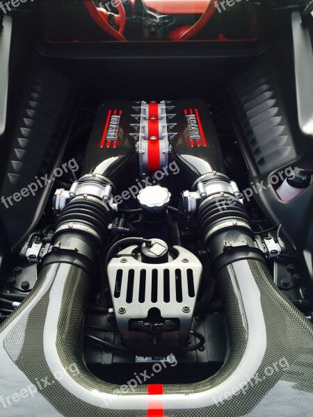 Ferrari Special Engine Free Photos