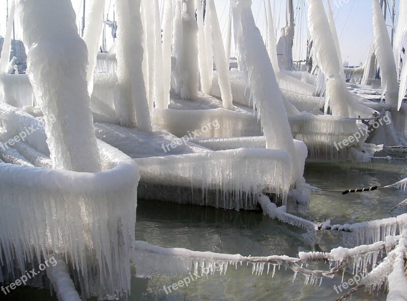 Winter Ice Cold Gel Winter Landscape