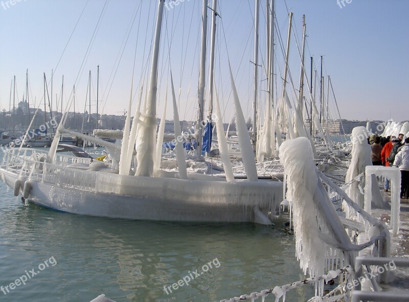 Winter Ice Cold Gel Winter Landscape