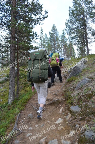 The Path Hetta-pallas Hike Hill Free Photos