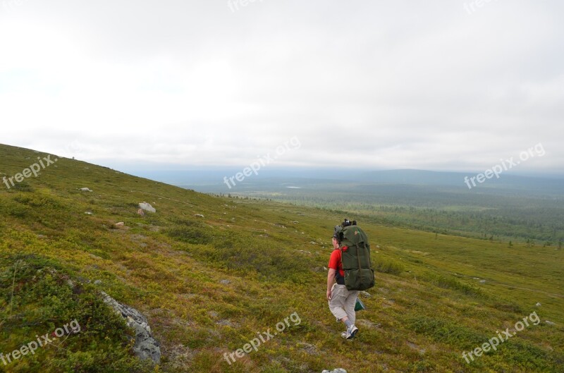 The Path Hetta-pallas Hike Fell The Wanderer