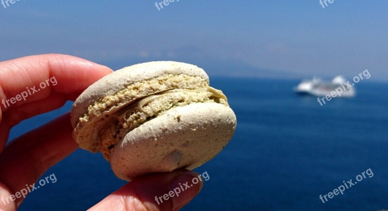 Sorrento Italy Macaron Food Sea