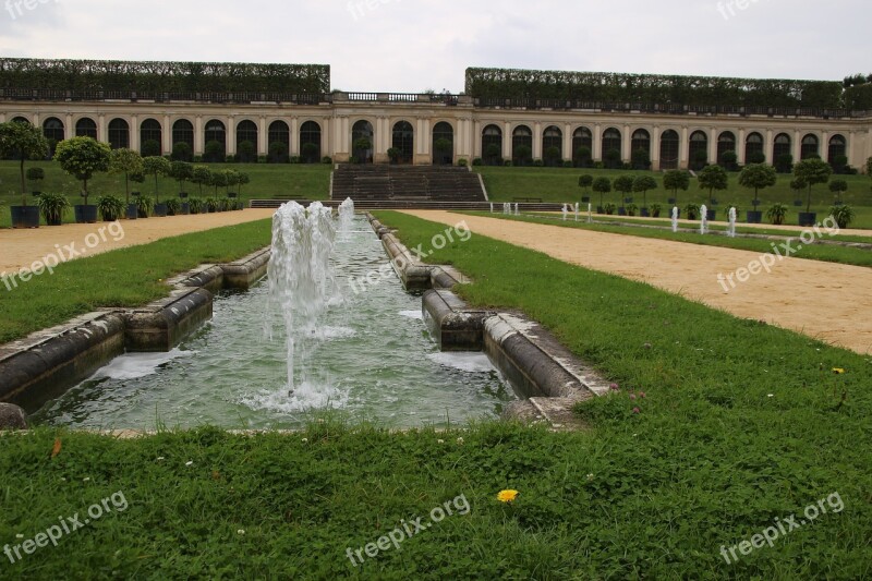 Baroque Fountain Barockgarten Großsedlitz Schlossgarten