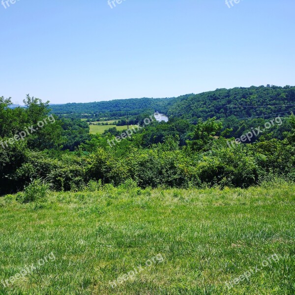 Kentucky Kentucky River Hilltop River Sky