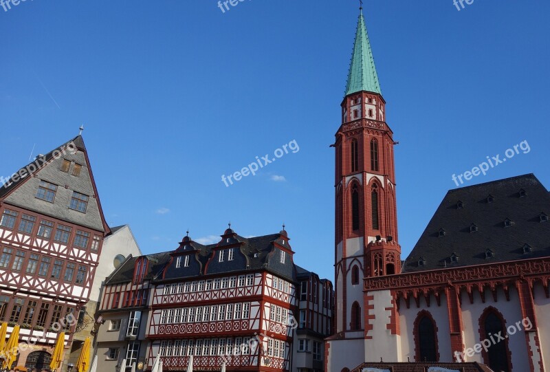 Frankfurt Romans Römerberg Historic Center Hesse