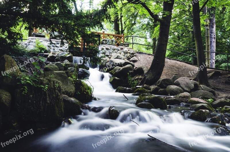 Brook Park Nature Water The Stones