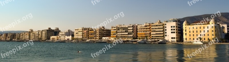 Greece Volos Town Port Promenade