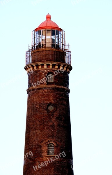 New Lighthouse Borkum Island Beacon Coast