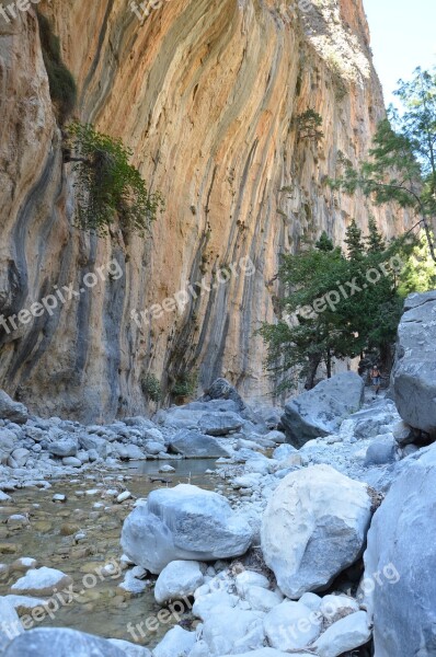 Crete Samaria Throat Free Photos