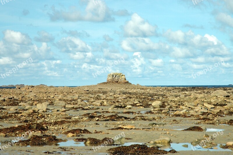 Brittany Ebb Tides Rocky Coast France