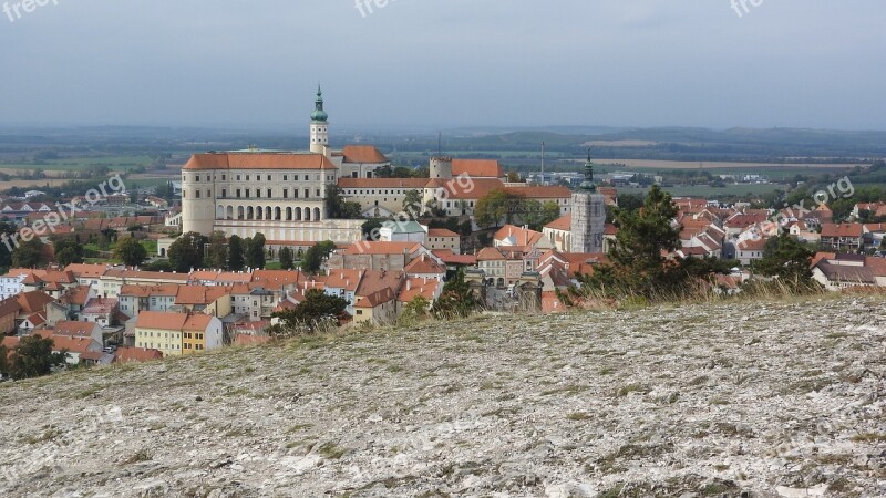 Mikulov Mikulov Castle Moravia Historical Landmark Czech Republic