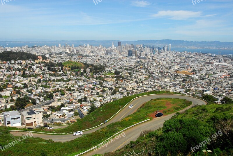 Landscape San Fransisco California Usa Free Photos