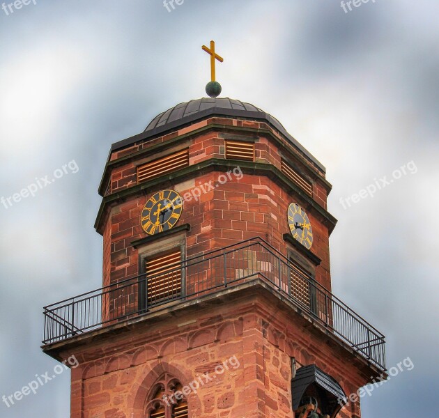 Tower Bell Tower Church Clock Digits