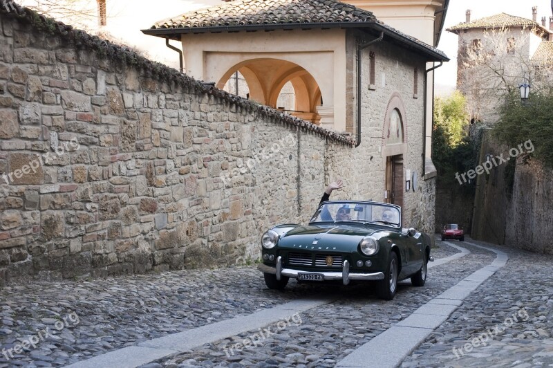 Padenghe Lake D Igarda Auto Vintage Car Vintage