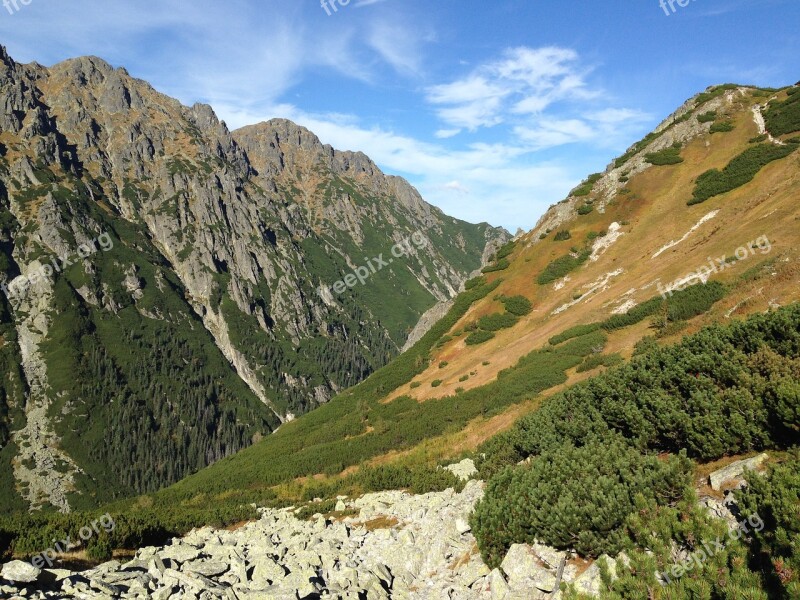 Mountains Tatry Autumn Landscape Nature